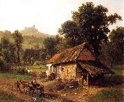 Albert Bierstadt In_the_Foothills Sweden oil painting artist